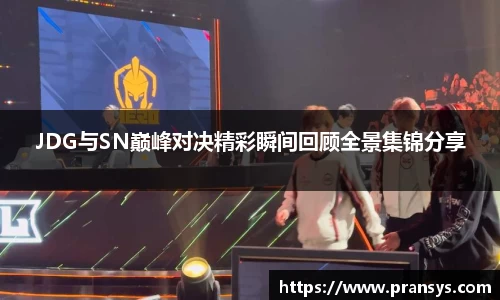 JDG与SN巅峰对决精彩瞬间回顾全景集锦分享